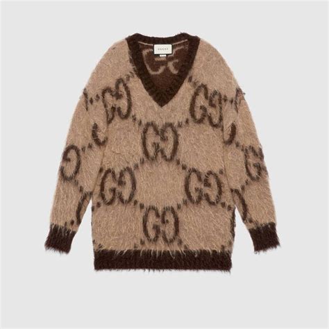 gucci v-neck sweater|gucci sweater for women.